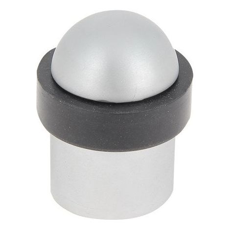 CHRISLIGNE Butée de porte à fixer au sol CHRISLIGNE alu mat gris, L.3.6 x H.4.8 x l.3.6 cm (1/3)