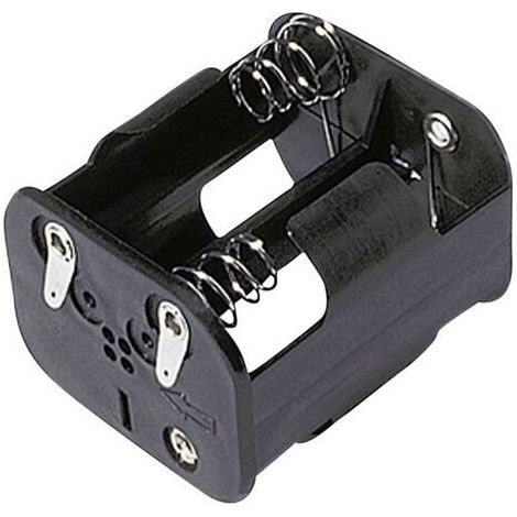 Support de pile 4x LR14 (C) MPD BH22CL raccordement à souder (L x l x H) 61 x 54 x 40 mm 1 pc(s) (1/4)