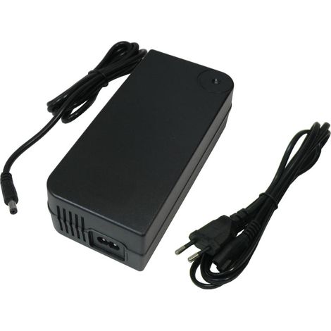 Trade-Shop Netzteil Schnell-Ladegerät Ladekabel 3A für 36V Akkus mit 5,5mm x 2,1mm Rundstecker und integriertem Lüfter für E-Bike Elektrofahrrad Pedelec Elektro Fahrrad Akkus zum Aufladen (1/2)