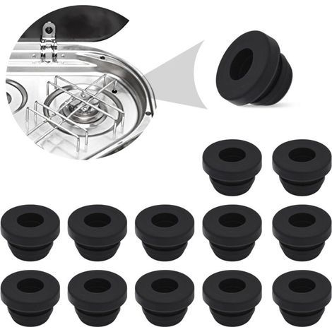 12 x 5 mm rostfreie Gummispitzen für Dometic Campingkocher (1/4)