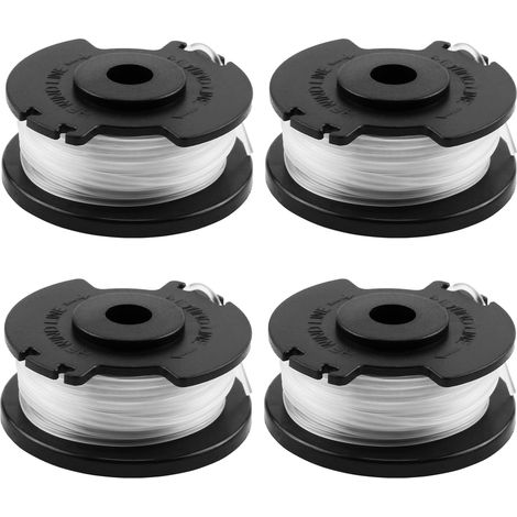 4 Bobines de Fil Nylon pour Débroussailleuse, Bobine Fil Coupe Bordure 1,6 mm x 5 m, Compatible avec GE-CT 18/28 Li, GE-CT 18/28 Li TC, et PRTA 20-Li C3 (1/5)