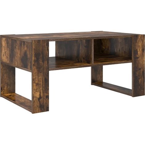 Maison Exclusive - Couchtisch Geräucherte Eiche 92 x 53 x 45 cm H