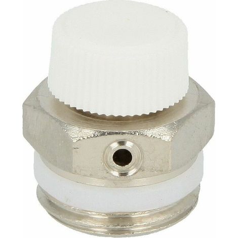 Purgeur de radiateur 1/2’’ manuel avec écrou moleté