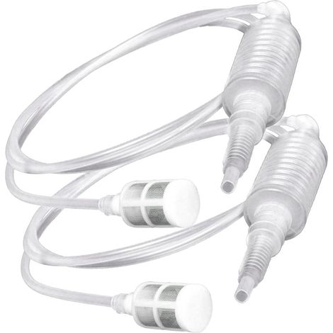 2er-Pack Brau-Siphonfilterrohre und -schlauch, manuelle DIY-Brau-Siphonpumpe mit Siphonfilter, Wein- und Bierbrauzubehör, ca. 2 Meter / 6,56 Fuß