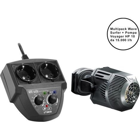 Multipack wave surfer controllo elettronico + n 2 pompe voyager hp 10 pompa di movimento 15.000 l/h