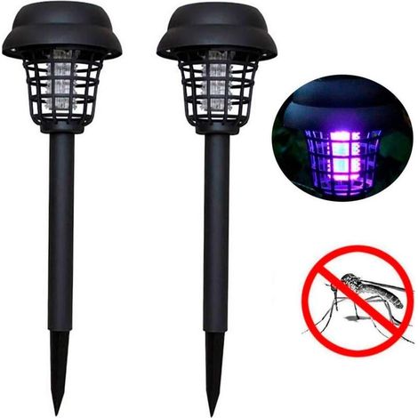 Solar Garden Light Solar Power LED Light Anti-mosquito Lighting and Mosquito Killer Garden Lawn Lamp (Pack of 2) (1/4)