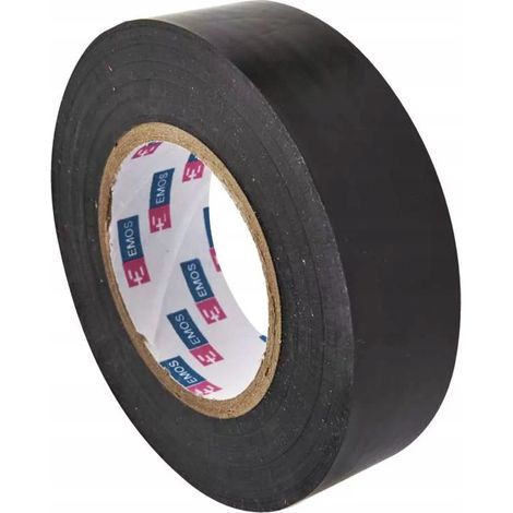 Ruban isolant pour câble PVC noir 20 m / 19 mm