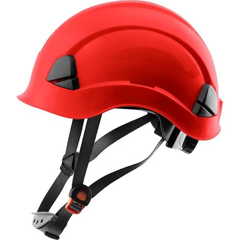ELMETTO IN ABS ROCK ROSSO