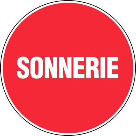 Panneau Sonnerie - Rigide Ø80mm - 4020273
