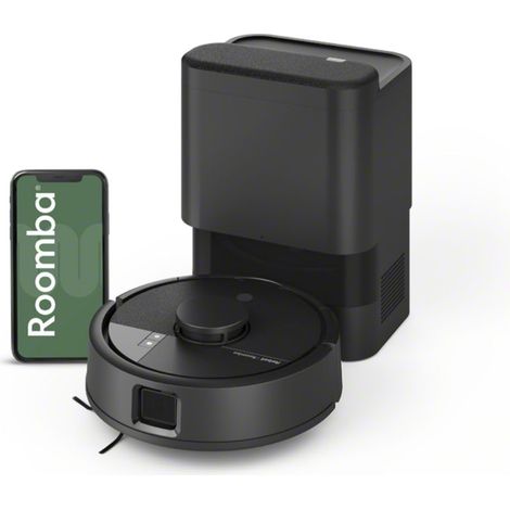 Roomba® Mini Robot Aspirapolver e lavapavimenti + AutoEmpty™ dock, LiDAR, dimensioni mini, nero (1/5)
