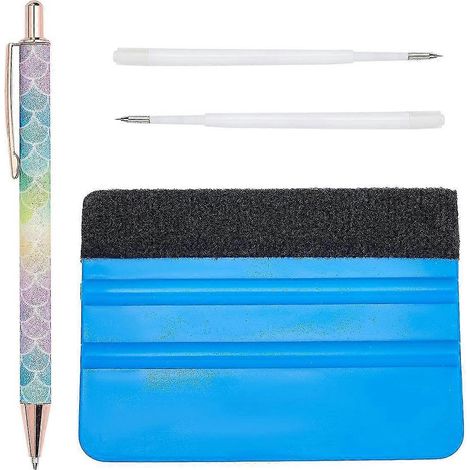 Kit de 4 stylos à aiguille de précision rétractables pour la pose de vinyle et le désherbage. (1/5)