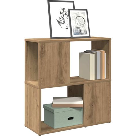 Bücherschrank Artisan-Eiche 60x24x63 cm Holzwerkstoff