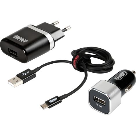 Kit 3 in 1 Micro Usb - Fast Charge - 12/24V + 230V (1/5)