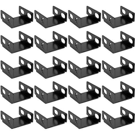 10 paires de boucles parallèles à 4 trous pour ventilateur, boucle fixe - 1 (1/4)