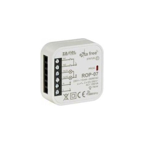 Ricevitore radio zamel ROP-07 230 V incasso 2 canali