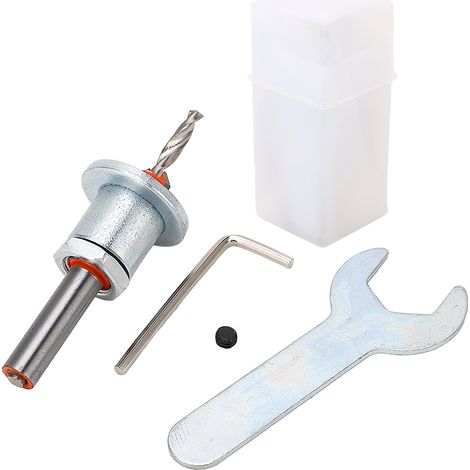 Foret à fraise 4x10mm, profondeur réglable, élimination rapide des copeaux, perçage en acier allié à haute efficacité