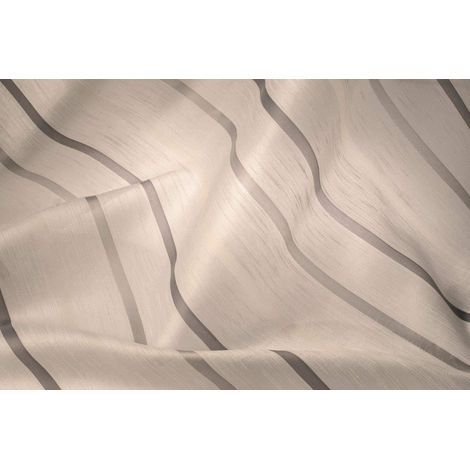 HOME COLLECTIONS - 1 TENDA CON ANELLI CAPRI 140X280 CM GRIGIO IN POLIESTERE