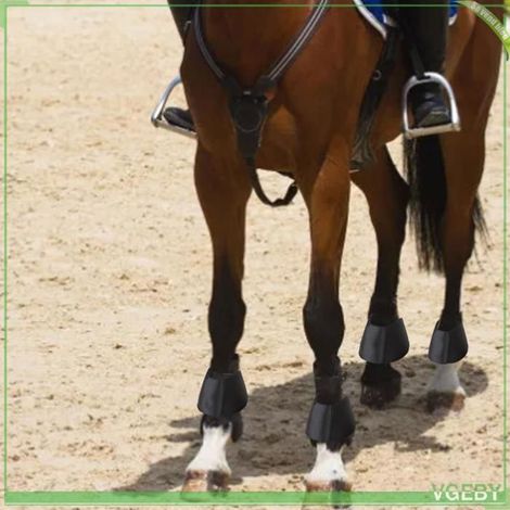 Fafeicy Garde de sabot de cheval Protège-sabots de cheval réglables et respirants, 2 pièces, respectueux de la sport detachees XL (1/5)