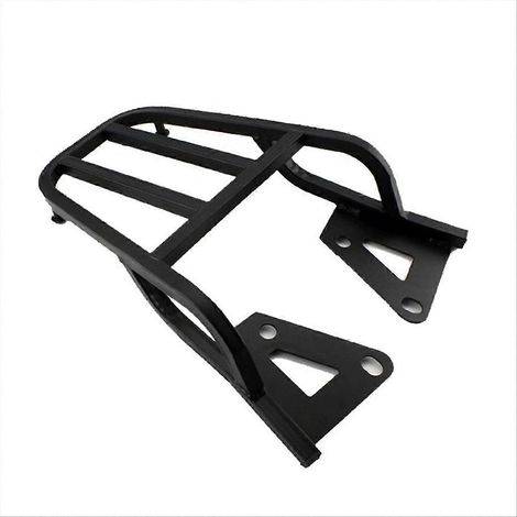 Coffre arrière de moto, selle, sacoche, aileron arrière, porte-bagages métallique (1/5)