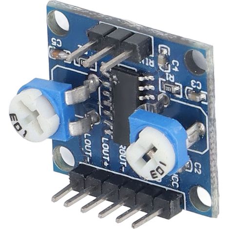 Module amplificateur stéréo numérique 5PCS 5Wx2 avec potentiomètre de volume PAM8406 (1/5)