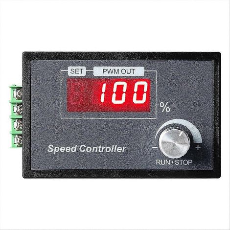 PWM-Gleichstrommotor-Drehzahlregler 6-60V 30A mit Digitalanzeige und robuster Leiterplatte – perfekt für diverse Maschinen (1/5)