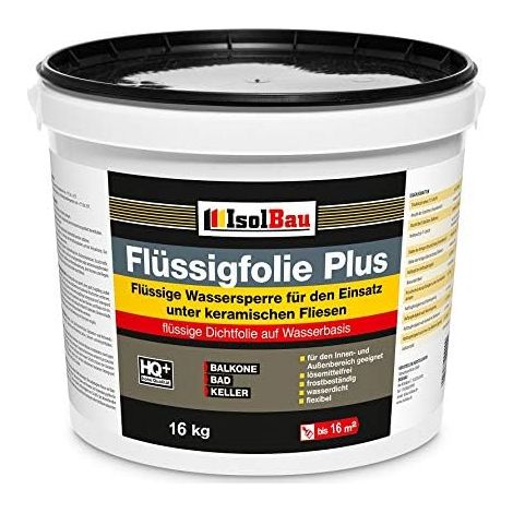 Flüssigfolie PLUS 16 kg Dichtfolie Innenbereich Außenbereich Balkone Terrassen
