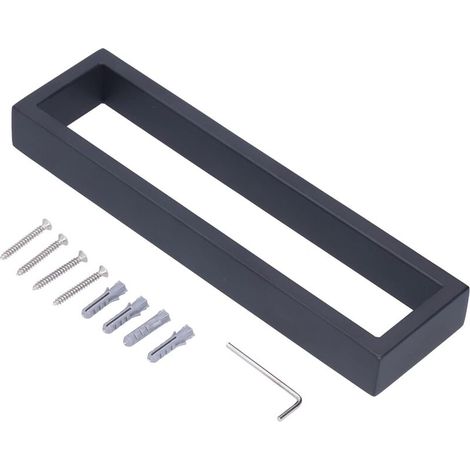 Portasciugamani in acciaio inox con portata massima, forato, stile europeo semplice per casa, bagno e cucina (1/5)