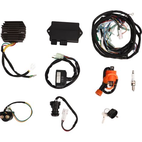 Gruppo regolatore di tensione raddrizzatore per ATV 3GD 82590 40 00, interruttore bobina di accensione, centralina CDI, kit relè solenoide avviamento per Warrior 350 (1/5)