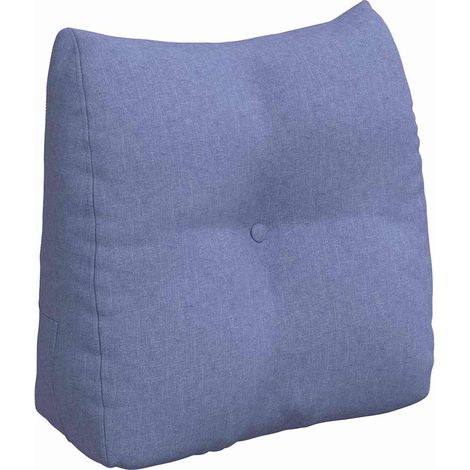 Cojín de Espalda Azul jeans 45 x 24 x 50 cm tela vidaXL (1/5)