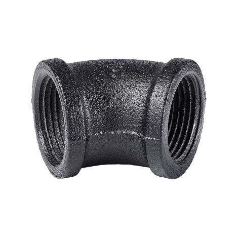 Dolle Eckwinkel für Pipe-Regalsystem 45° 20 mm (3/4) schwarz matt