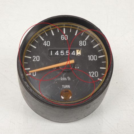 [PRODUIT D'OCCASION] Compteur origine pour moto Yamaha 50 DT Occasion (1/3)