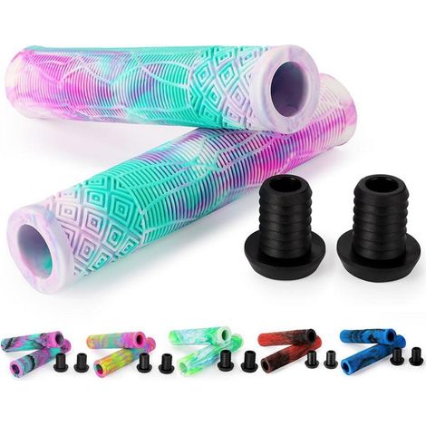 Lenkergriffe 160mm für Stunt Scooter BMX MTB, Soft TPR, Mixed Color (1/5)