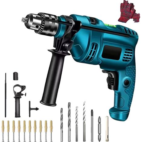 Perceuse Électrique, Design Portable, Utilisation Multifonctionnelle, 220V (1/2)