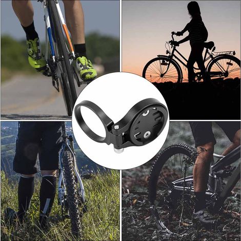 Support Vélo Réglable pour Garmin Edge 1000, 820, 810, 520 - Accessoire GPS Cyclisme (Noir) (1/5)