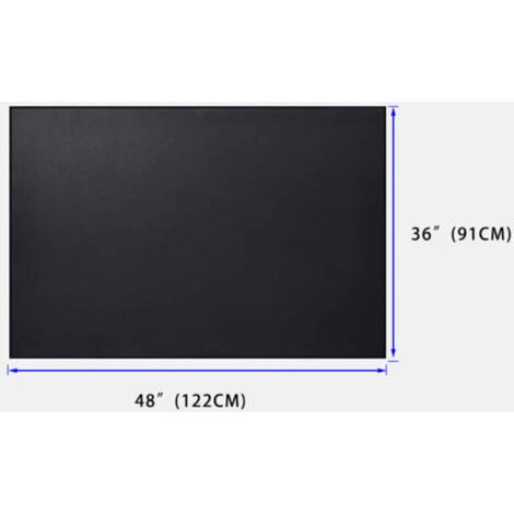 Grill mat, floor protector, non-slip backing, washable, 122 x 91 cm, anthracite (1/5)
