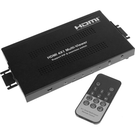 BeMatik - Commutateur vidéo HDMI 4x1 avec multi-écran simultané (1/5)