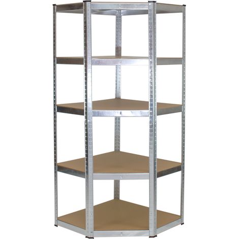 Eckregal 180x75x40 cm Schwerlastregal Steckregal Lagerregal Kellerregal 875 kg Traglast (1/5)