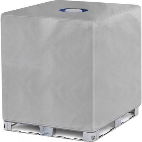 Bâche de Protection pour Réservoir 1000 L - 420D - Anti-UV Anti-Poussière - Pour Cuve IBC et Réservoir d'Eau de Pluie - Dimensions 116 x 100 x 12 cm (1/5)