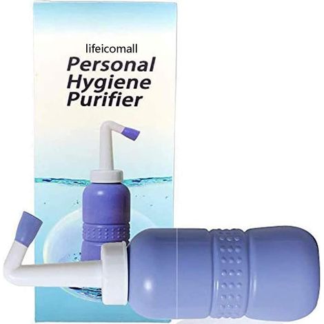 Bidet pulvérisateur portable, bouteille de voyage pour hygiène personnelle, sans vanne (450 ml) (1/5)