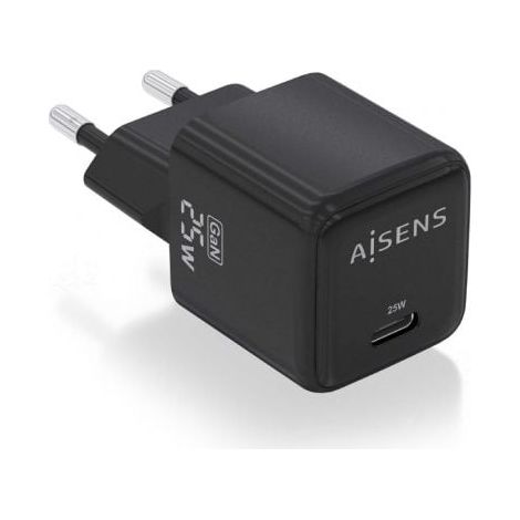 Cargador de Pared Aisens ASCH-25W1P013-BK 25 W Negro (1 unidad)