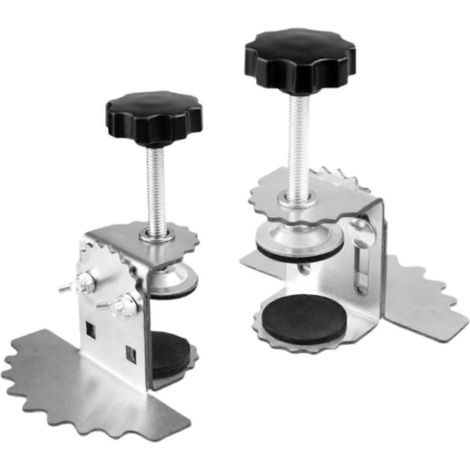 Pince de positionnement pour porte d'armoire, multi-usage pour le travail du bois, lot de 2 (1/4)