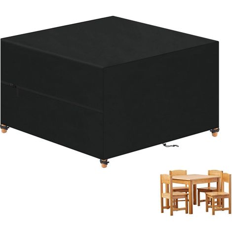 Housse de protection imperméable pour meubles de jardin 100x100x80cm en tissu Oxford 420D (1/5)