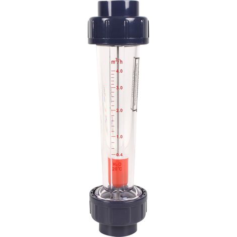 Débitmètre à ludion - flotteur ABS - 400-4000L/h - Raccords PVC 40 mm à coller (1/5)