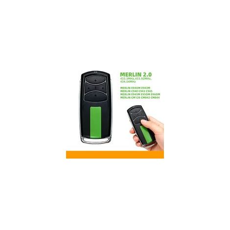 Compatibile con i sistemi di apertura per porte da garage Merlin E960M, E950M, Liftmaster E940M, E943M, E945M – Ricevitore Security+ 2.0 per telecomandi universali - lsw - Crezuo (1/3)