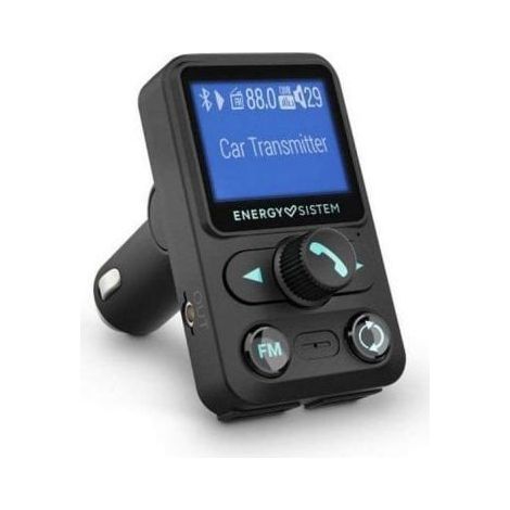 Transmetteur FM de voiture - ENERGY SISTEM - Car FM Xtra - Bluetooth - USB & microSD MP3 - Écran LCD 1,4"
