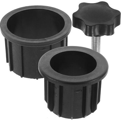 ensemble de protections et capuchons pour pied de parasol, pièces de rechange pour pied de parasol de terrasse-6x6x4.5cm-Black (1/4)