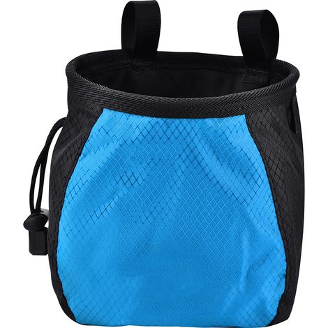 Sac de magnésie antidérapant pour barres parallèles horizontales extérieures, musculation et escalade (Bleu) (1/5)