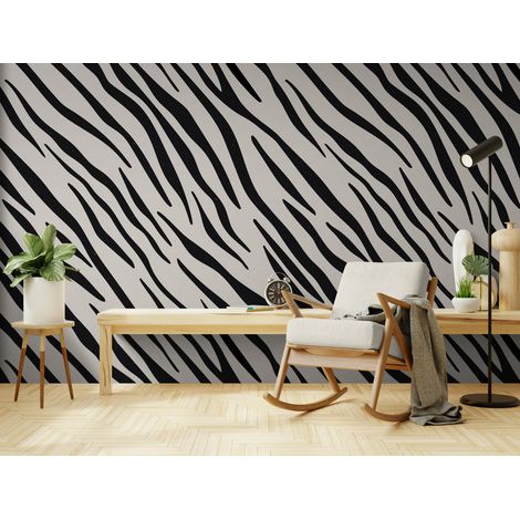 Papier Peint Art & Déco - Motif zébré classique - 150 x 250 cm (1/2)