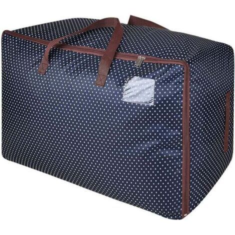 Autres rangements,Sac à vêtements 100L, sac de rangement surdimensionné épaissi imperméable, sac de voyage - bleu (1/4)
