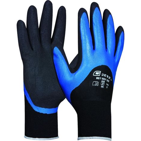 Gebol Handschuh Wet Grip 200 Größe 9 Arbeitshandschuh Wasserabweisend Handschuhe (1/2)